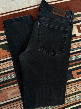 J.Crew Jeans Black Skinny High Rise Size 30 Classic Stretch Denim